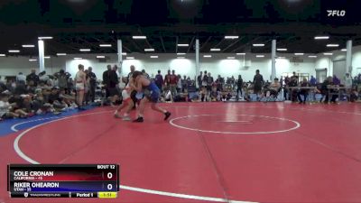 114 lbs Round 3 (8 Team) - Cole Cronan, California vs Riker Ohearon, Utah