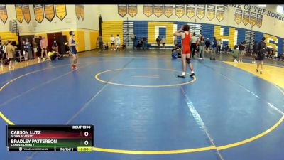 113 Gold Round 3 - Bradley Patterson, Camden County vs Carson Lutz, Glynn Academy