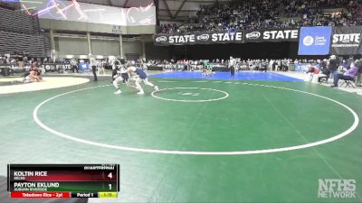 3A 126 lbs Quarterfinal - Koltin Rice, Kelso vs Payton Eklund, Auburn Riverside