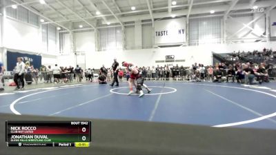 112 lbs Quarterfinal - Jonathan Duval, Glens Falls Wrestling Club vs Nick Rocco, Club Not Listed