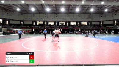 215 lbs Quarterfinal - Gabe Fisher, Montgomery Bell Academy vs Brady Colbert, Paul VI