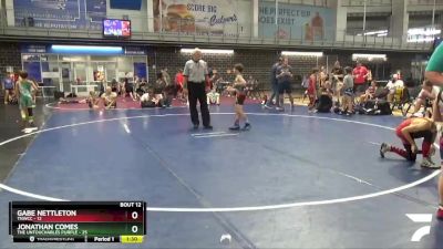 80 lbs Placement Matches (8 Team) - Jonathan Comes, The Untouchables Purple vs Gabe Nettleton, TNWCC