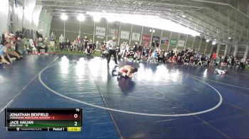 78 lbs Round 3 (4 Team) - Jace Hauan, Bear Cave vs Jonathan Bexfield, Sanderson Wrestling Academy