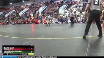 132 lbs Semifinals (8 Team) - Elijah Bunn, Rockford HS vs Michael Cappellano, Hartland HS