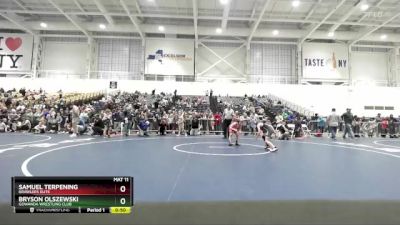 66 lbs Semifinal - Samuel Terpening, Brawlers Elite vs Bryson Olszewski, Gowanda Wrestling Club