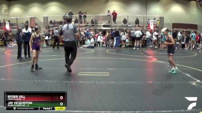 80 lbs Quarterfinals (8 Team) - Ryder Gill, Team Illinois vs Jay McQuiston, Ragin Raisins WC