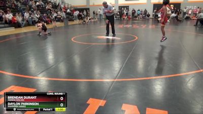 N-14 lbs Cons. Round 1 - Brendan Durant, Marion Wolves vs Daylon Parkinson, Hammerin Hawks