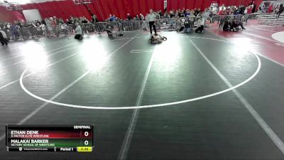 97 lbs Semifinal - Malakai Barker, Victory School Of Wrestling vs Ethan Denk, X-Factor Elite Wrestling