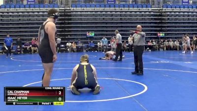 285 lbs Cons. Round 6 - Isaac Meyer, ARCHBOLD vs Cal Chapman, Dowagiac Union HS