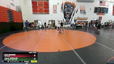 63 lbs Round 4 - Cruz Morales, Cody Wrestling Club vs Levi Dennee, Sheridan