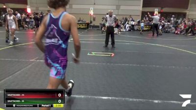 91 lbs Round 4 (6 Team) - Jacob Megan, BadBass vs Everett Garretson, Untouchables White