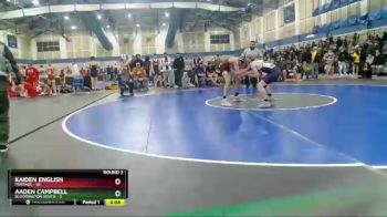 117 lbs Round 2 (4 Team) - Kaiden English, Portage vs Aaden Campbell, Bloomington South