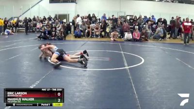 101 lbs Champ. Round 1 - Maximus Walker, Tecumseh WC vs Eric Larson, Beaverton WC