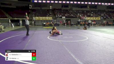 149 lbs Consi Of 32 #2 - Carlos Sebedra, Washington State vs Gavin Kaine, Akron