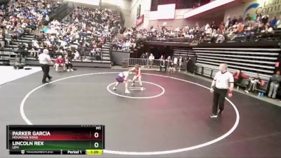 126 lbs Cons. Semi - Lincoln Rex, Lehi vs Parker Garcia, Mountain Ridge