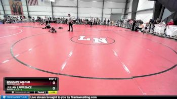 56 lbs Rd# 4- 2:00pm Friday Final Pool - Julian Lawrence, Minion Black vs Dawson Wicker, Team Michigan