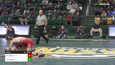 141 lbs Final - Carmine Ciotti, Edinboro University vs Kyle Shoop, Lock Haven University