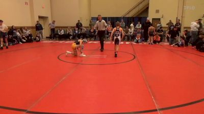 80 lbs Rr Rnd 7 - Maddox Mehalic, All American K-8 vs Seth Naviglia, Partner Trained K-8