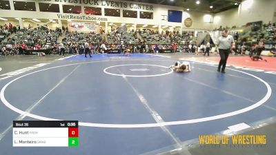 64 lbs Round Of 16 - Cannon Hunt, Fremont Wrestling Club vs Lyle Monteiro, Smashmouth