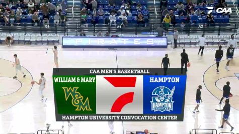 Replay: William & Mary vs Hampton | Feb 2 @ 7 PM