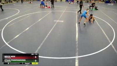 113 lbs Cons. Semi - Ethan Phanmanivong, Minnesota vs Bryce Ness, Minnesota