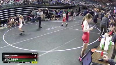 73 lbs Round 2 (4 Team) - Markee Gomez, Team Iowa vs Scout Turner, Oklahoma Elite