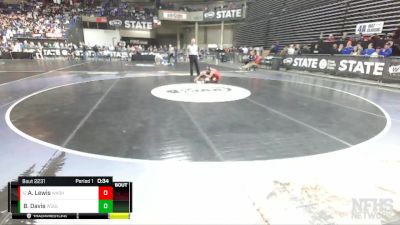 2A 113 lbs Cons. Round 2 - Andre Lewis, Washington vs Brody Davis, Washougal