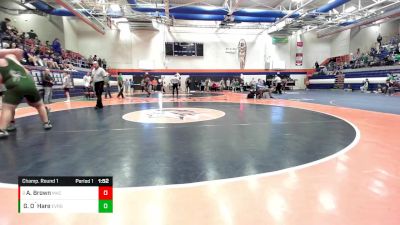 285 lbs Champ. Round 1 - Alex Brown, Macomb vs Gerald O`Hare, Evergreen Park