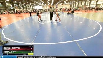 130 lbs Rd# 3 12:00pm Friday - Kolton Wymer, Team Michigan vs Giovanni DiMatteo, Scorpions