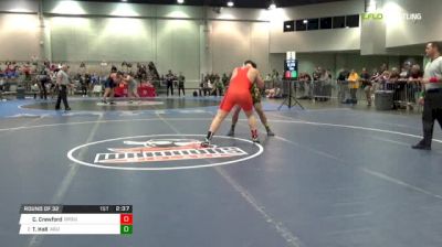 285 lbs Round of 32 - Cody Crawford, Oregon State University vs Tanner Hall, Arizona State