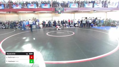 160 lbs Round Of 64 - Jake Ashman, Natick vs Tucker Hadwen, Timberlane