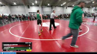 120 lbs Champ. Round 2 - Andrew Isek, St. Mary`s vs Kayden Allerton, Platte Valley