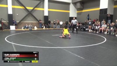 118 lbs Round 2 (16 Team) - Cora Schut, BVWC Gold vs Ruby Guerrero, Lady Luck Wrestling