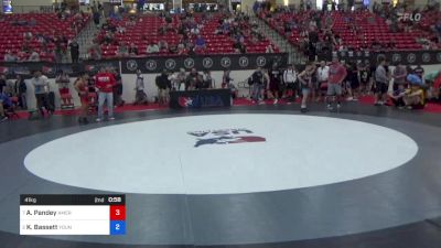 41 kg Quarters - Arav Pandey, American Dream Wrestling Club vs Keegan Bassett, Young Guns Wrestling Club