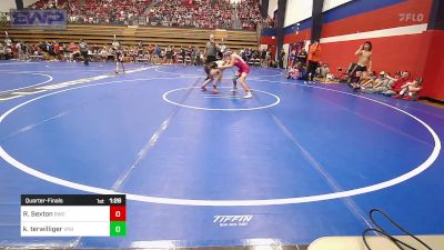 112 lbs Quarterfinal - Rylee Sexton, Berryhill Wrestling Club vs Kolten Terwilliger, Vinita Kids Wrestling