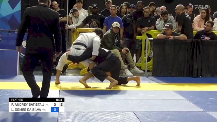 FABRICIO ANDREY BATISTA JUNIOR vs LUAN GOMES DA SILVA 2024 Pan Jiu Jitsu IBJJF Championship