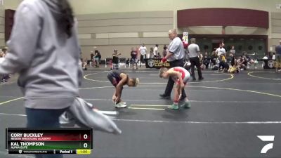 60/65 Semifinal - Kal Thompson, Alpha Elite vs Cory Buckley, Region Wrestling Academy