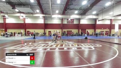 141 lbs Consi Of 8 #2 - Jacob Duval, Rhode Island College vs Joseph Gangi, New England College