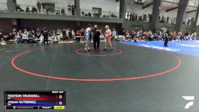 138 lbs Cons. Round 1 - Trayson Truesdell, OR vs Josiah Gutierrez, WA