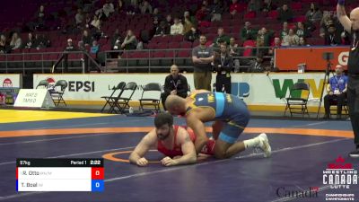 97kg 1st Place Match - Riley Otto, Montreal NTC / Montreal WC vs Tejvir Boal, Independent WC