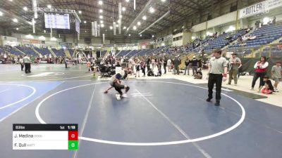 83 lbs Semifinal - Jaden Medina, Dodge City Wr Acd vs Forest Dull, Mattime