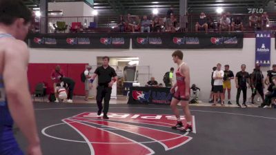 72 kg Semifinal - Hunter Lewis, Wolfpack Wrestling Club vs Kellyn March, Bison Wrestling Club