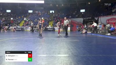 95 lbs Semifinal - Sanchir Edington, Bishop McCort vs Nathan Fenner, Easton