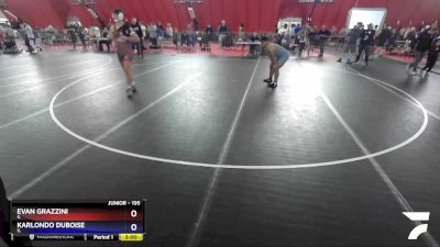 195 lbs Cons. Semi - Evan Grazzini, IL vs Karlondo Duboise, IL