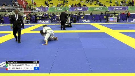 MARIANA FARIA BRITO FRANCISQUINI vs SOFIA PAZ PAOLILLO ZUÑIGA 2024 Brasileiro Jiu-Jitsu IBJJF