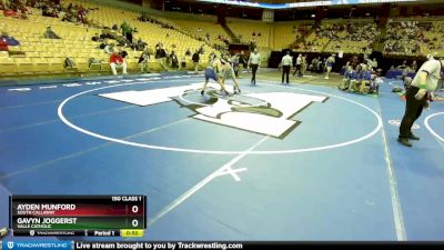 150 Class 1 lbs Cons. Round 1 - Ayden Munford, South Callaway vs Gavyn Joggerst, Valle Catholic