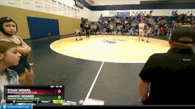 41-44 lbs Round 2 - Hawken Skinner, Bonners Ferry Wrestling Club vs Ethan Wendel, Prometheus Wrestling Club