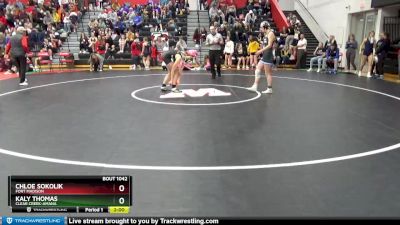 130 A Quarterfinal - Kaly Thomas, Clear Creek-Amana vs Chloe Sokolik, Fort Madison