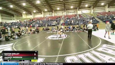 71 lbs Round 3 (4 Team) - Easton Shelley, Utah Gold vs Maddox Anderson, Idaho 1