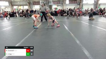 76 lbs Round 3 - Riley Crandall, PA Alliance Black vs Carter Lirgg, Terps Xtreme